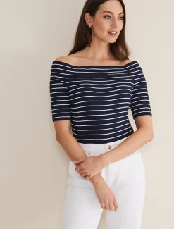 Taylah Striped Bandeau Top