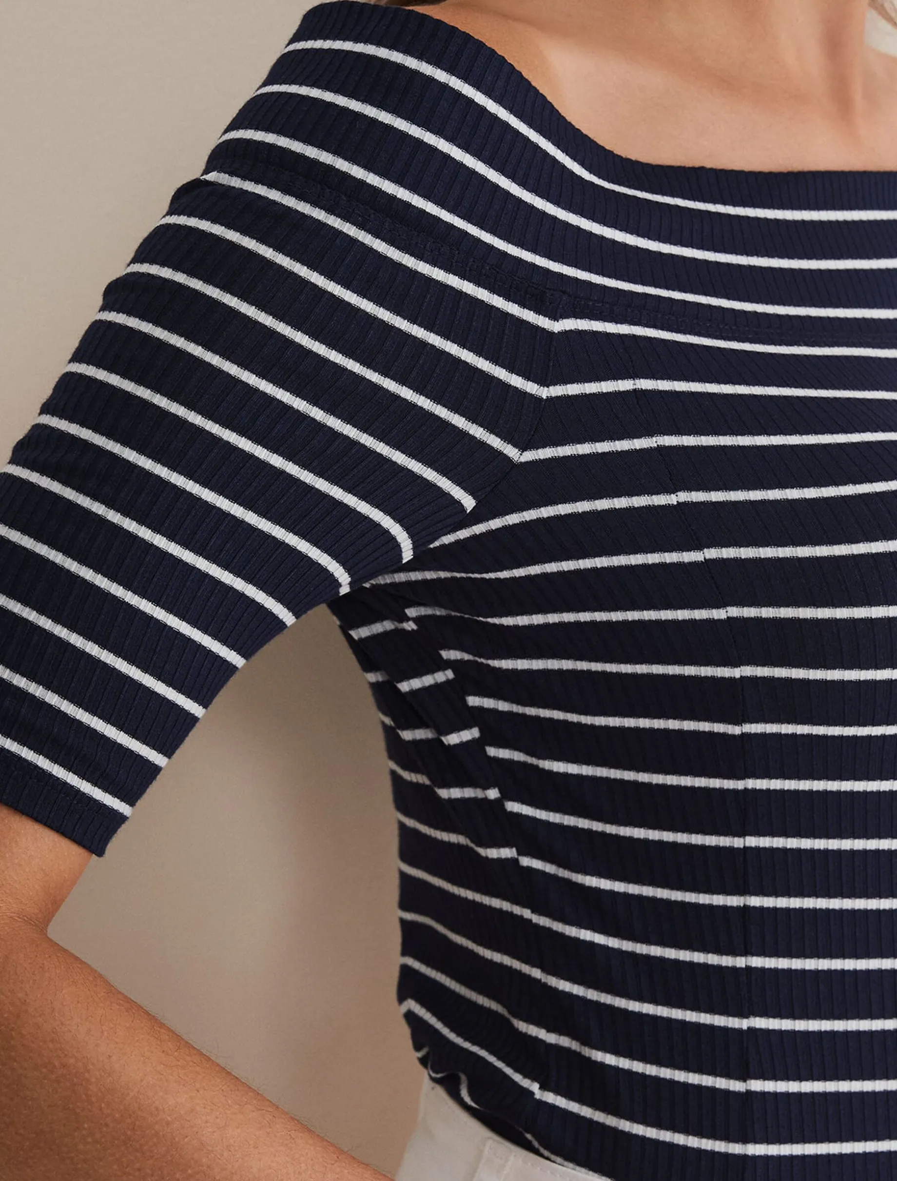 Taylah Striped Bandeau Top