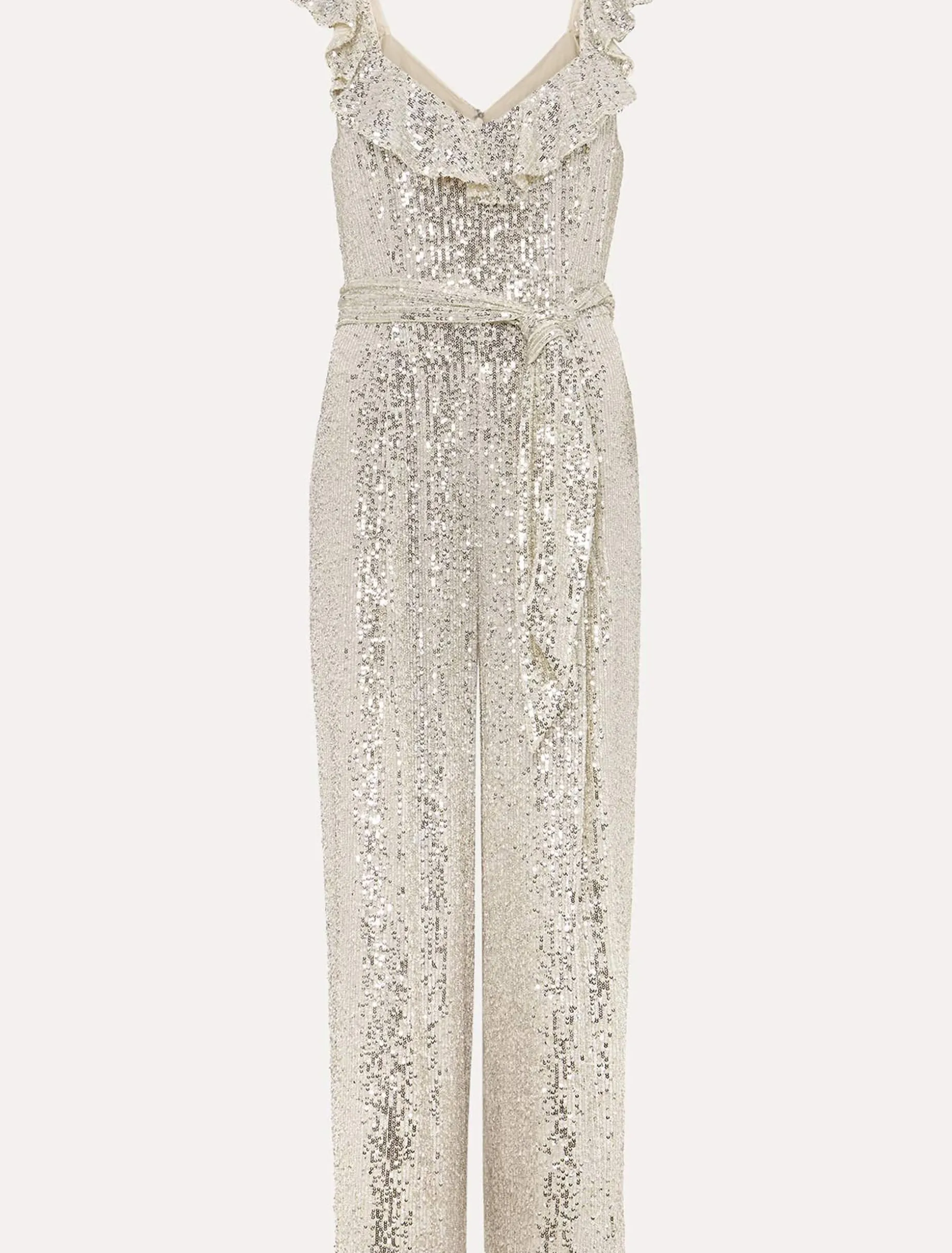 Tazanna Sequin Wide Leg Jumpsuit