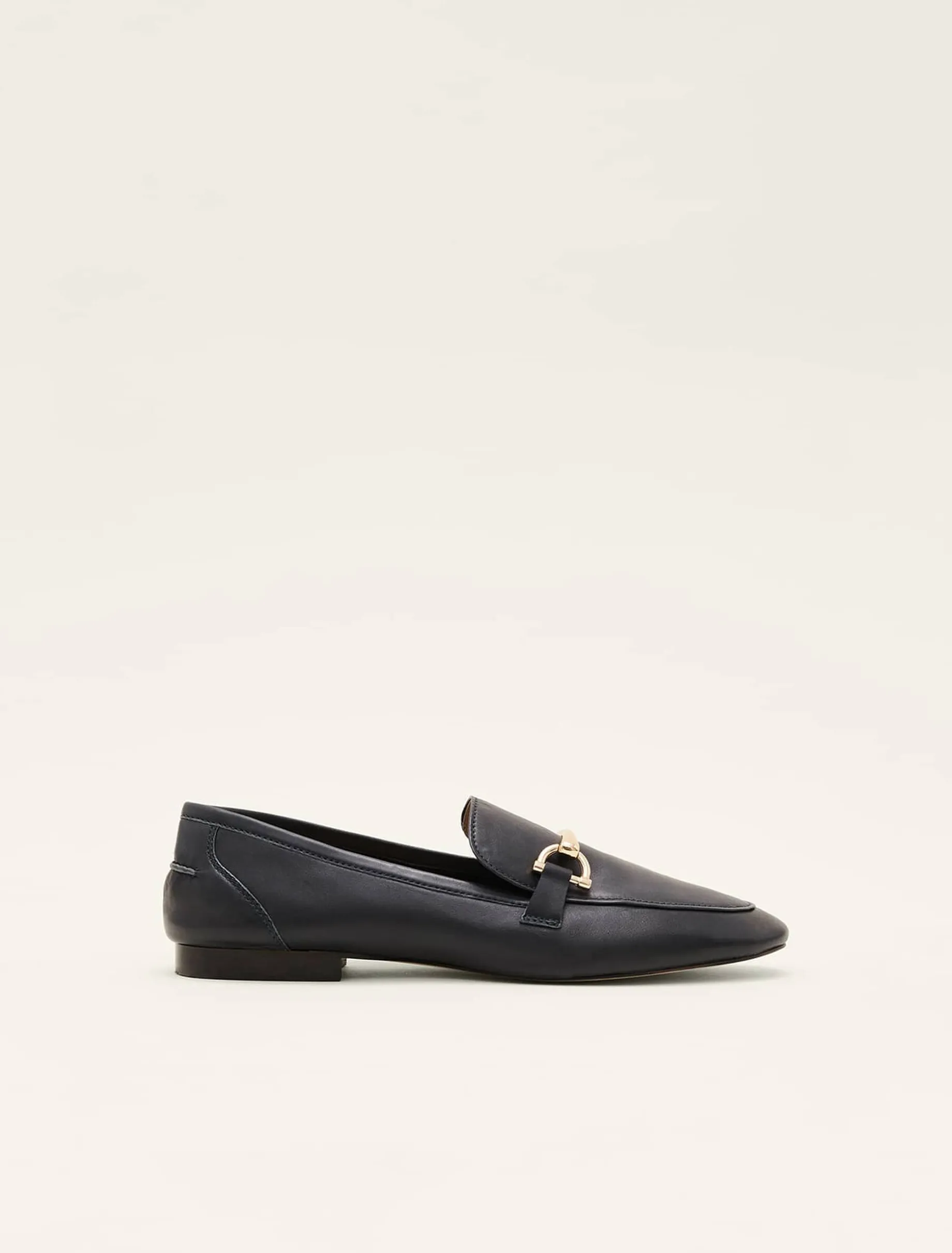 T-Bar Leather Loafers