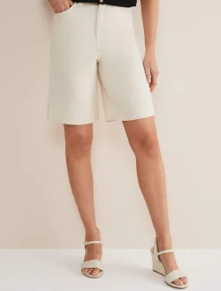 Telissa Denim Bermuda Shorts