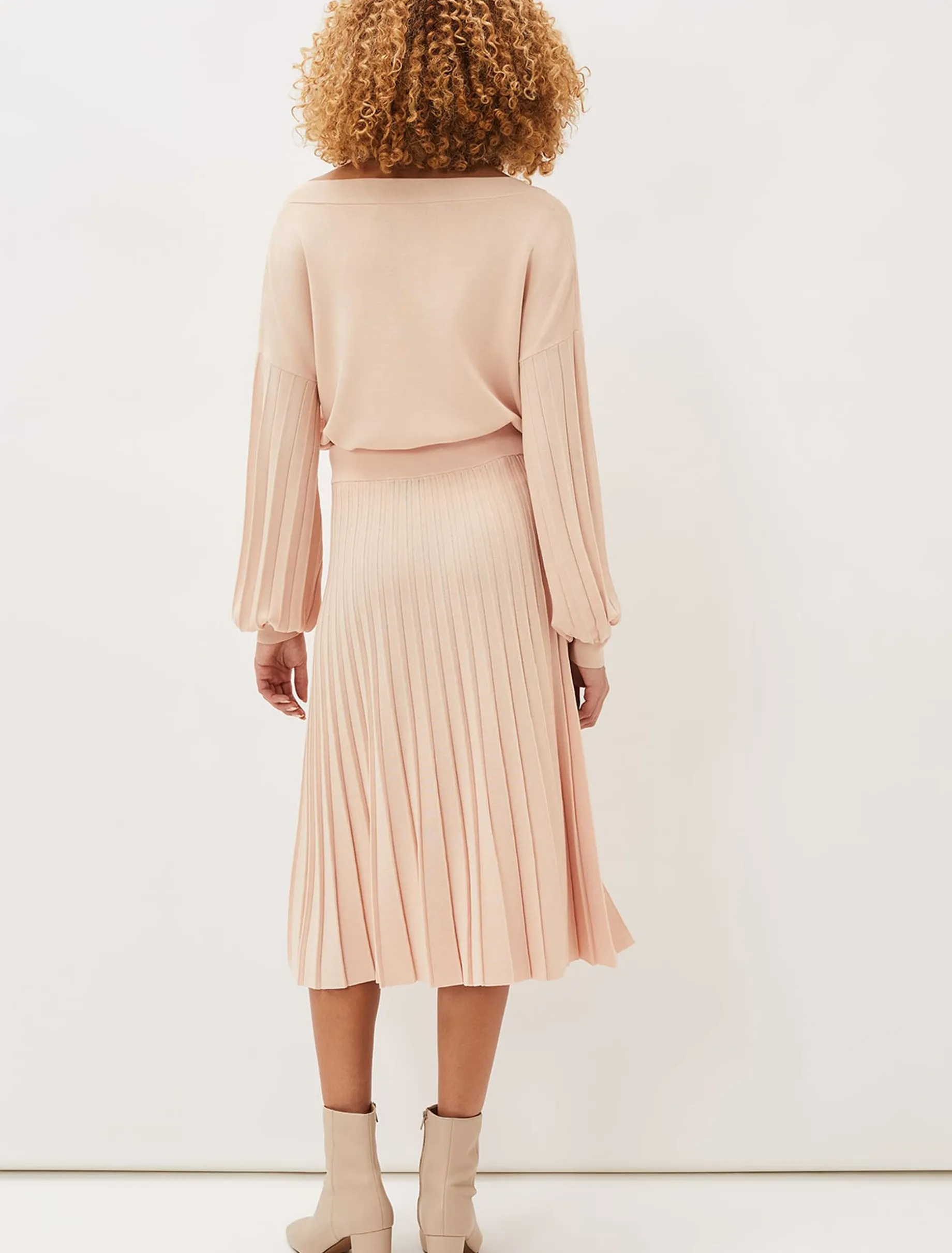 Teodora Pleat Knit Co-Ord Skirt