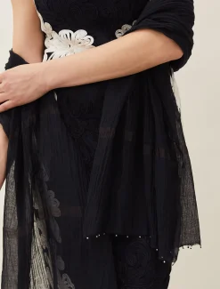 Terri Sparkle Hem Scarf