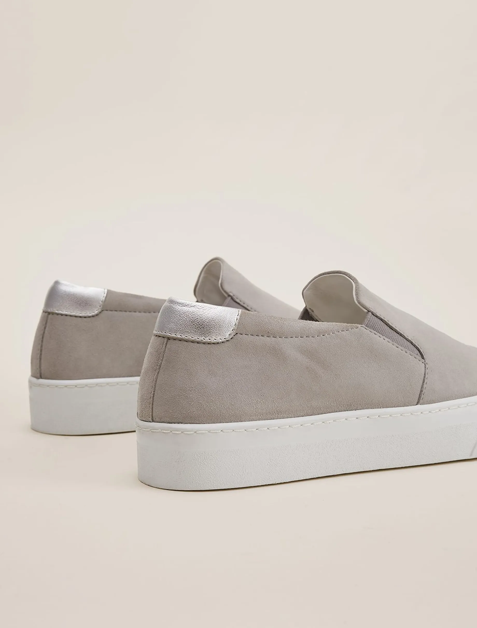 Theresa Suede Slip-On Trainers