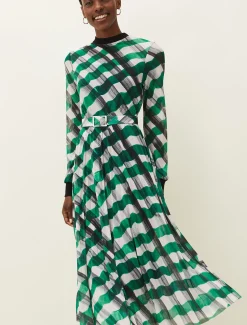 Tiffany Check Mesh Dress