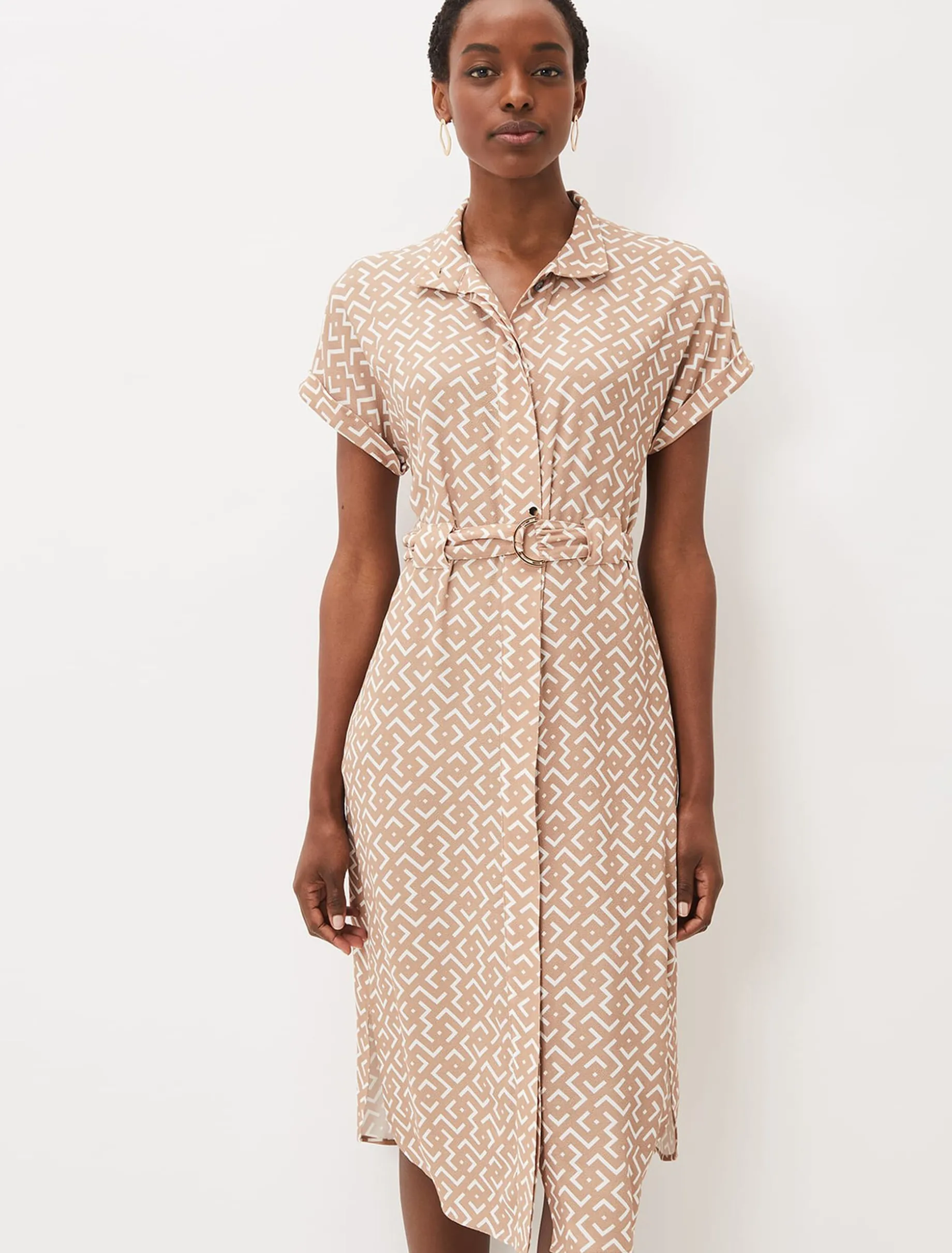 Tilda Geo Shirt Dress