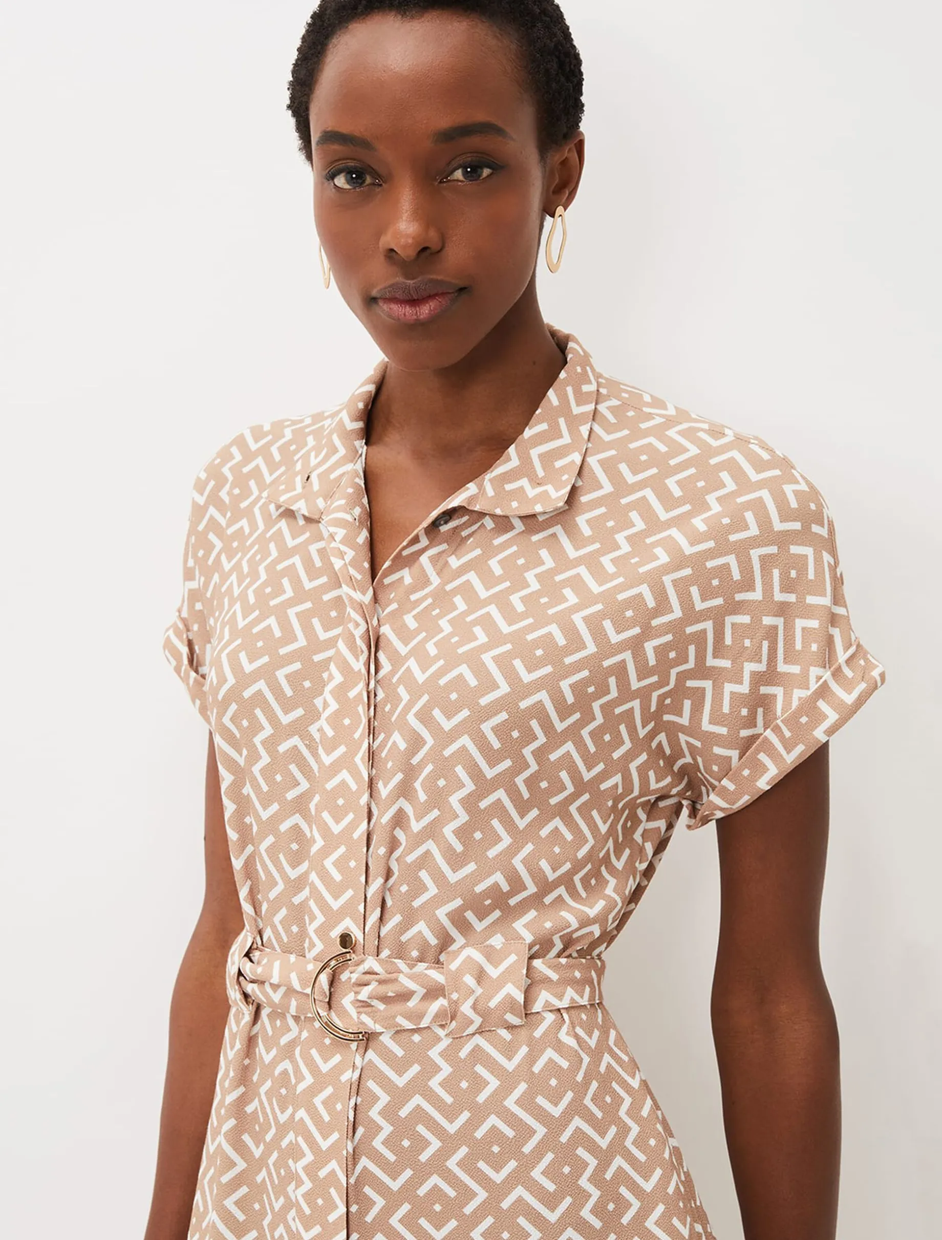 Tilda Geo Shirt Dress