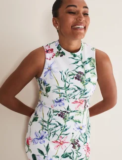 Tina Floral Fit And Flare Midi Dress