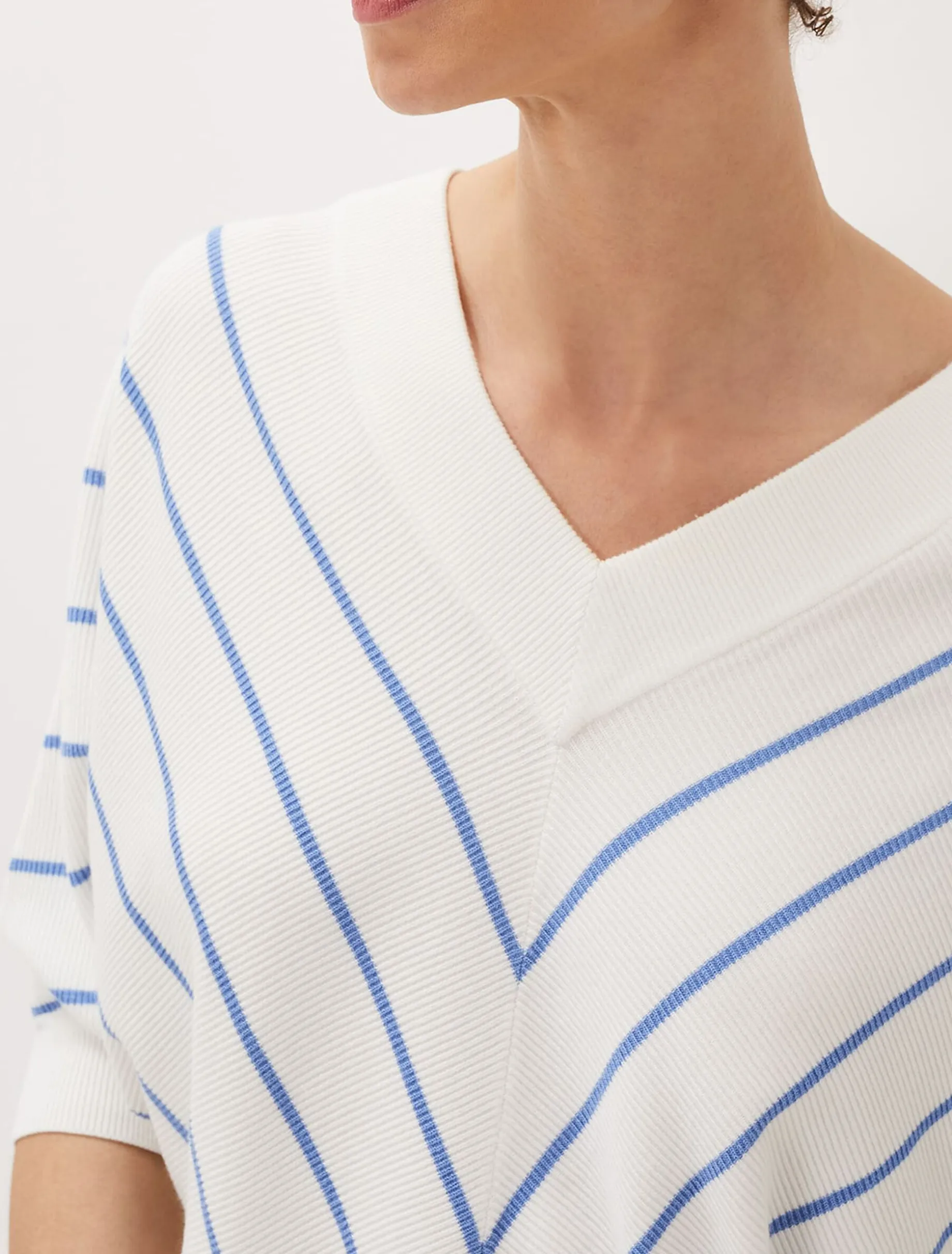 Tori Textured Stripe Knit Jumper
