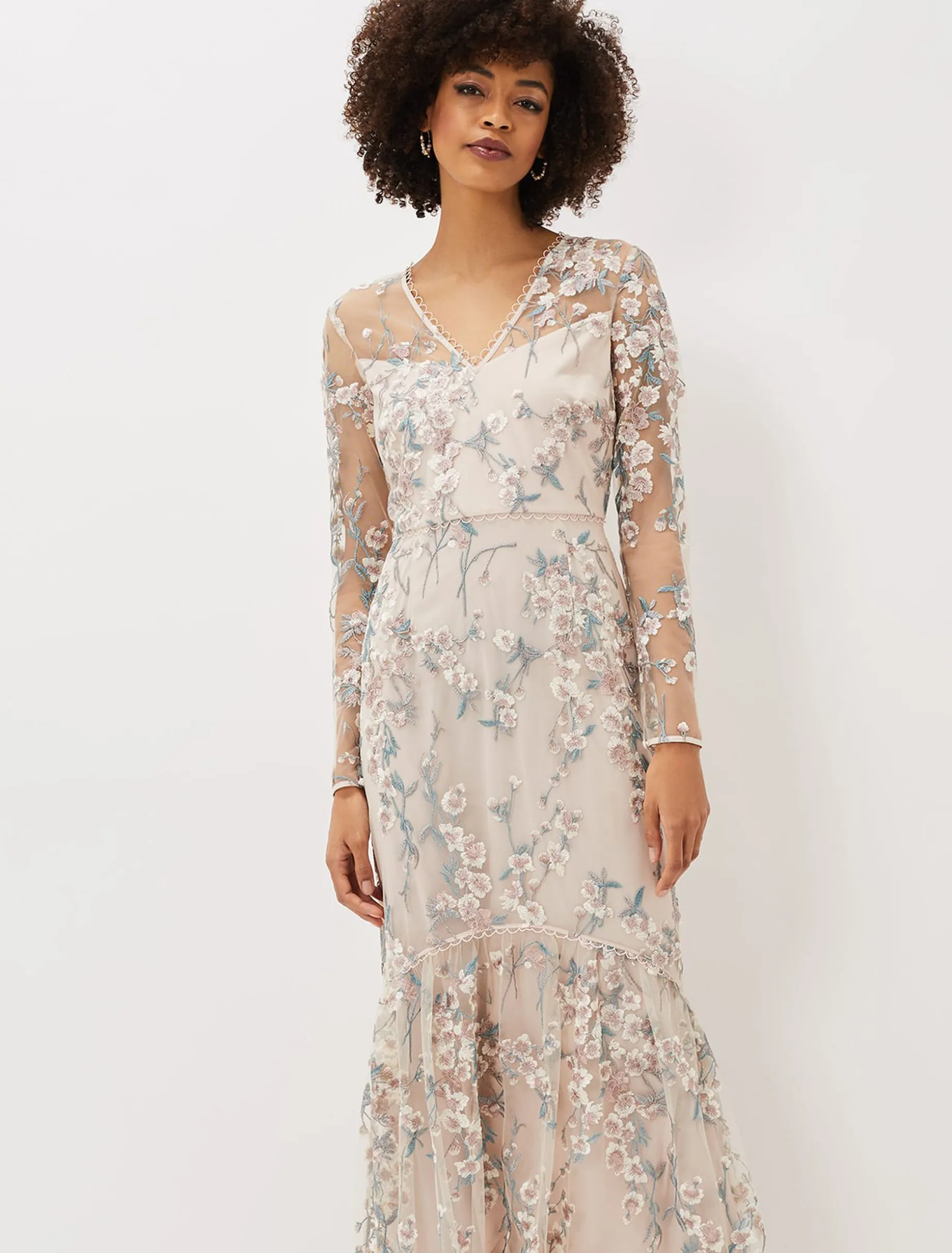 Trisha Embroidered Maxi Dress