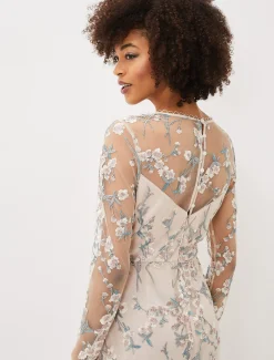 Trisha Embroidered Maxi Dress
