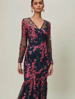 Trisha Embroidered Maxi Dress