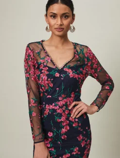 Trisha Embroidered Maxi Dress