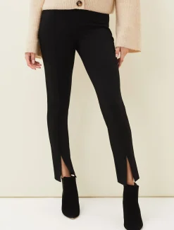 Trixie Split Front Ponte Leggings