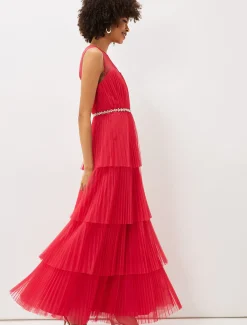 Tulisa Tulle Maxi Dress