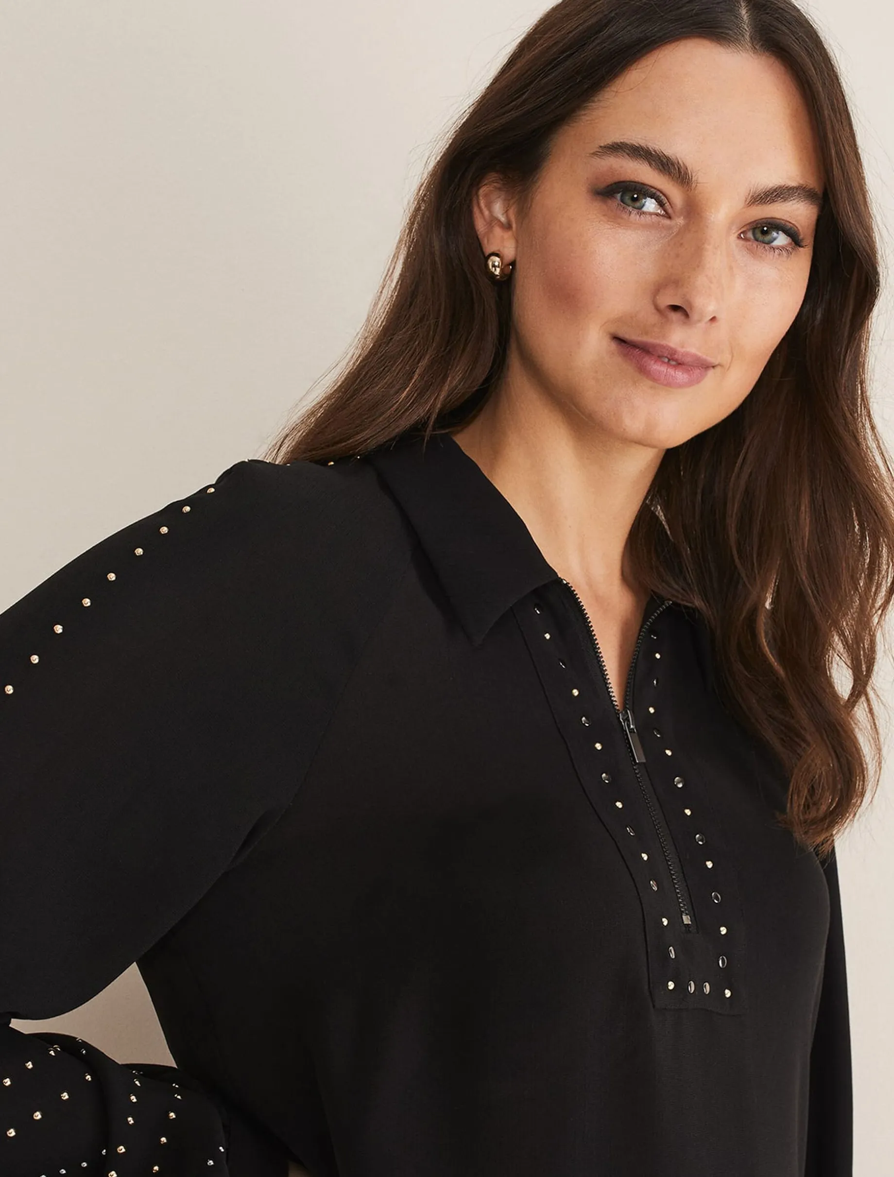 Tullulah Heatfix Sleeve Tunic Blouse