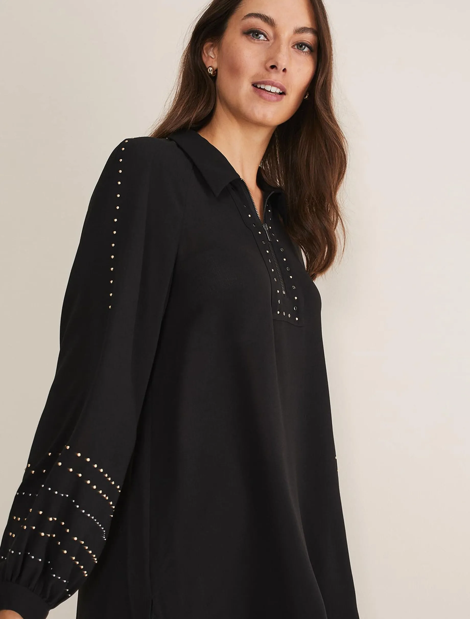 Tullulah Heatfix Sleeve Tunic Blouse