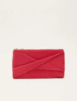 Twist Front Clutch Bag