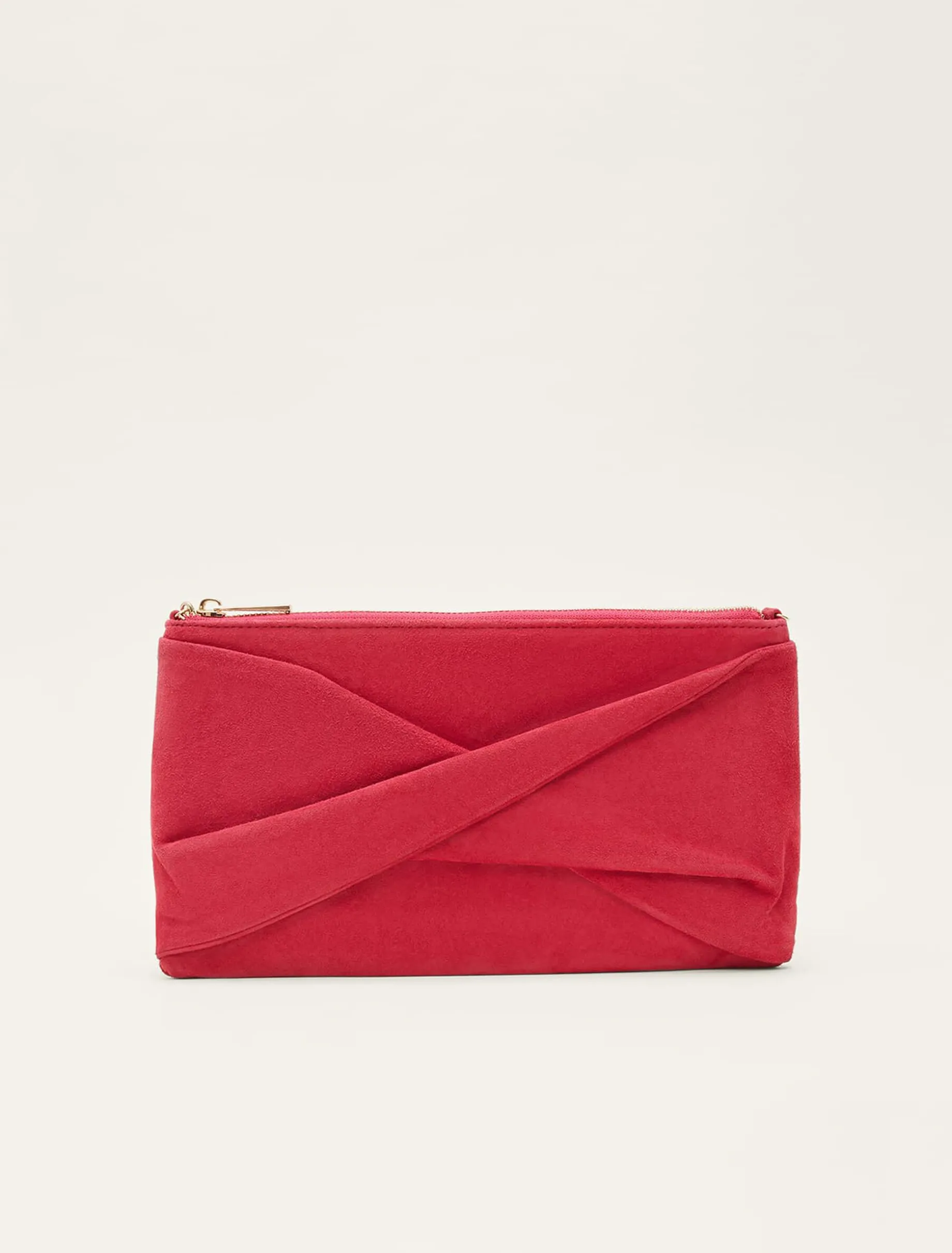 Twist Front Clutch Bag