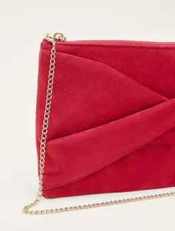 Twist Front Clutch Bag