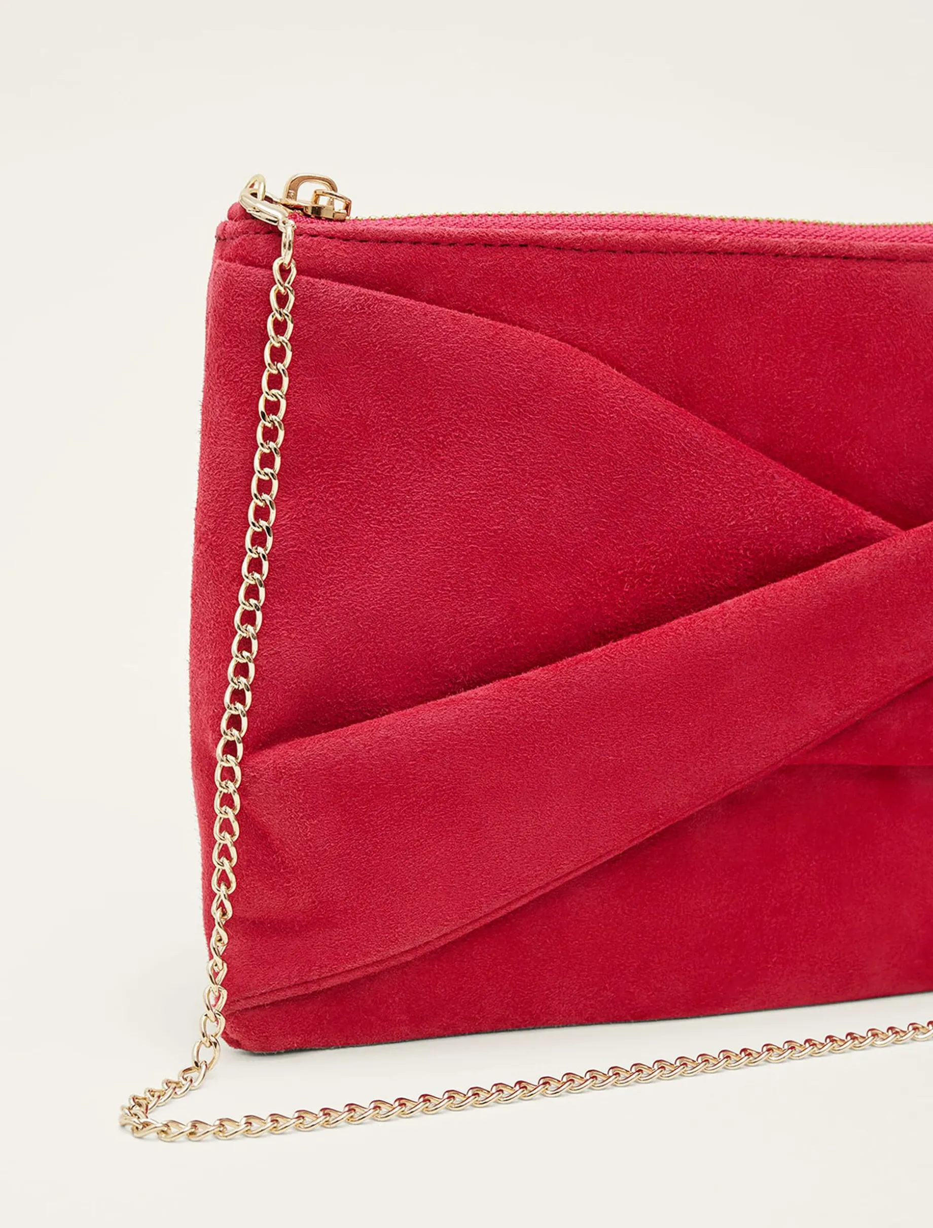 Twist Front Clutch Bag