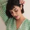 Twist Huggie Hoop Earrings