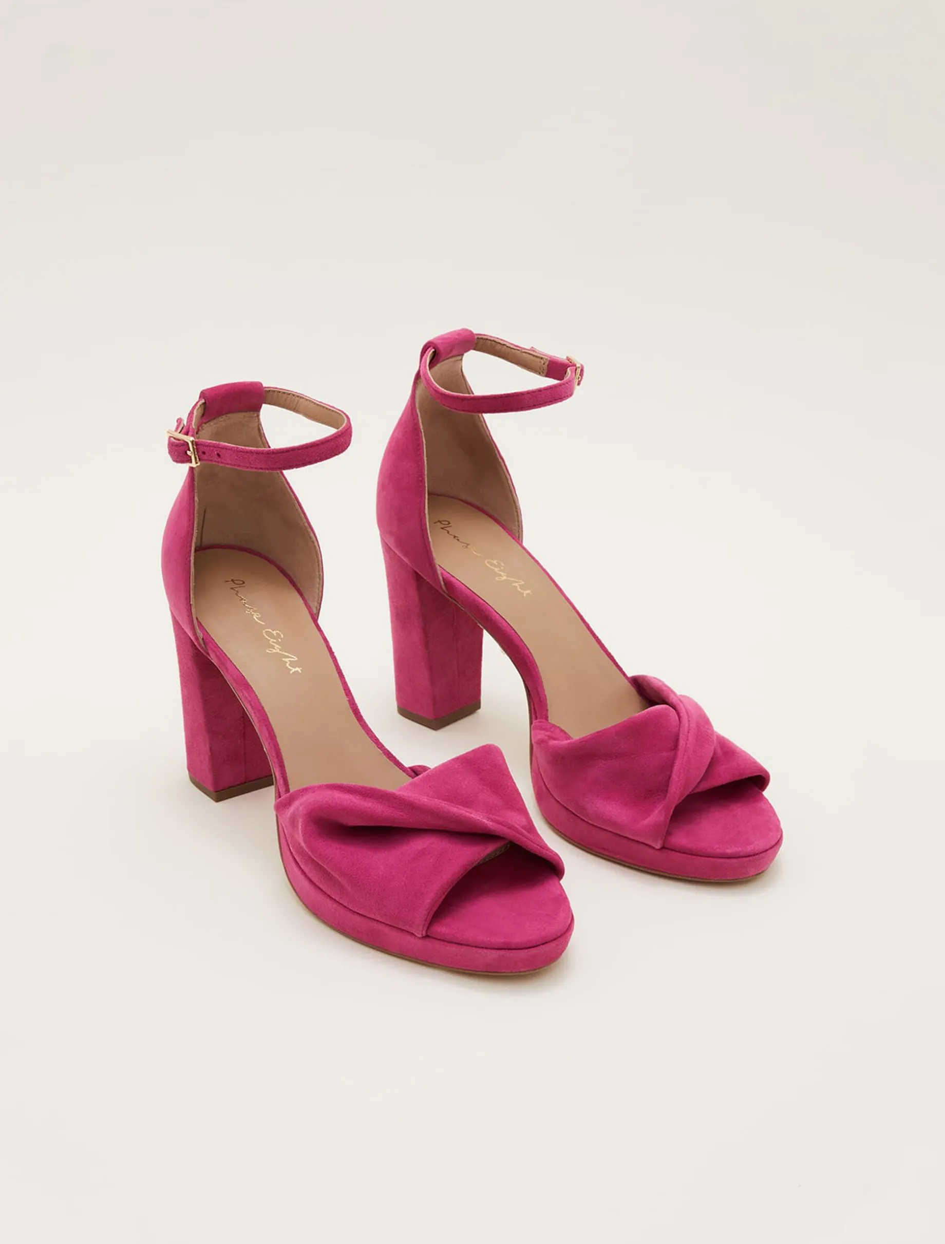 Twist Strap Platform Shoe