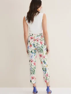 Ulrica Floral Cigarette Trousers