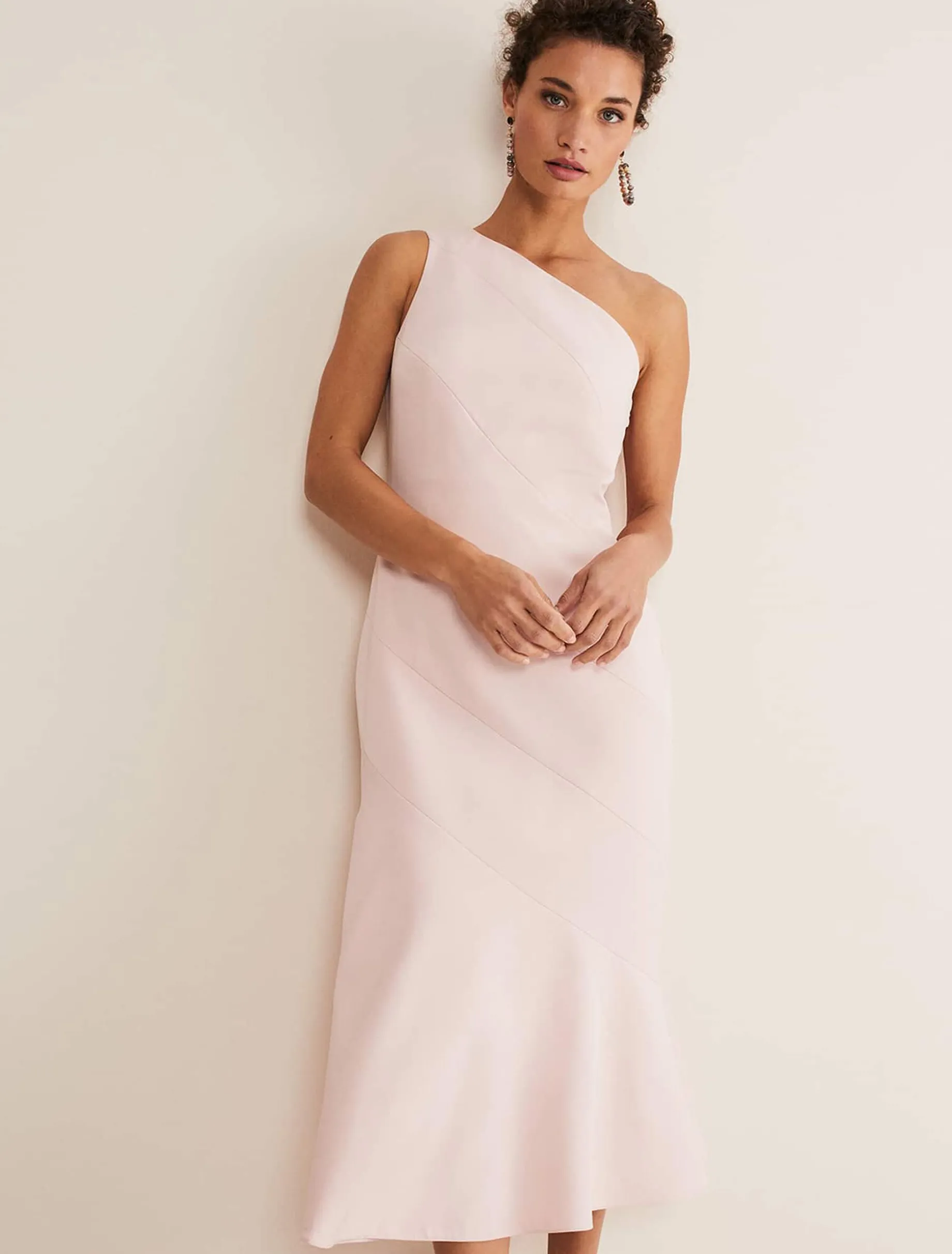 Valencia One Shoulder Midaxi Dress