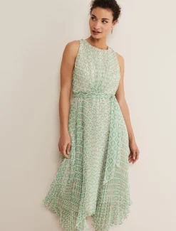 Vanya Pleated Sunray Dress