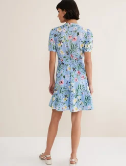 Velma Cotton Floral Mini Dress
