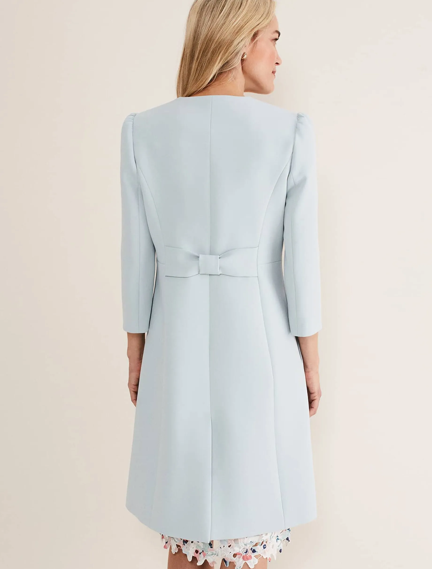 Venita Bow Long Jacket