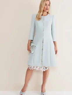 Venita Bow Long Jacket