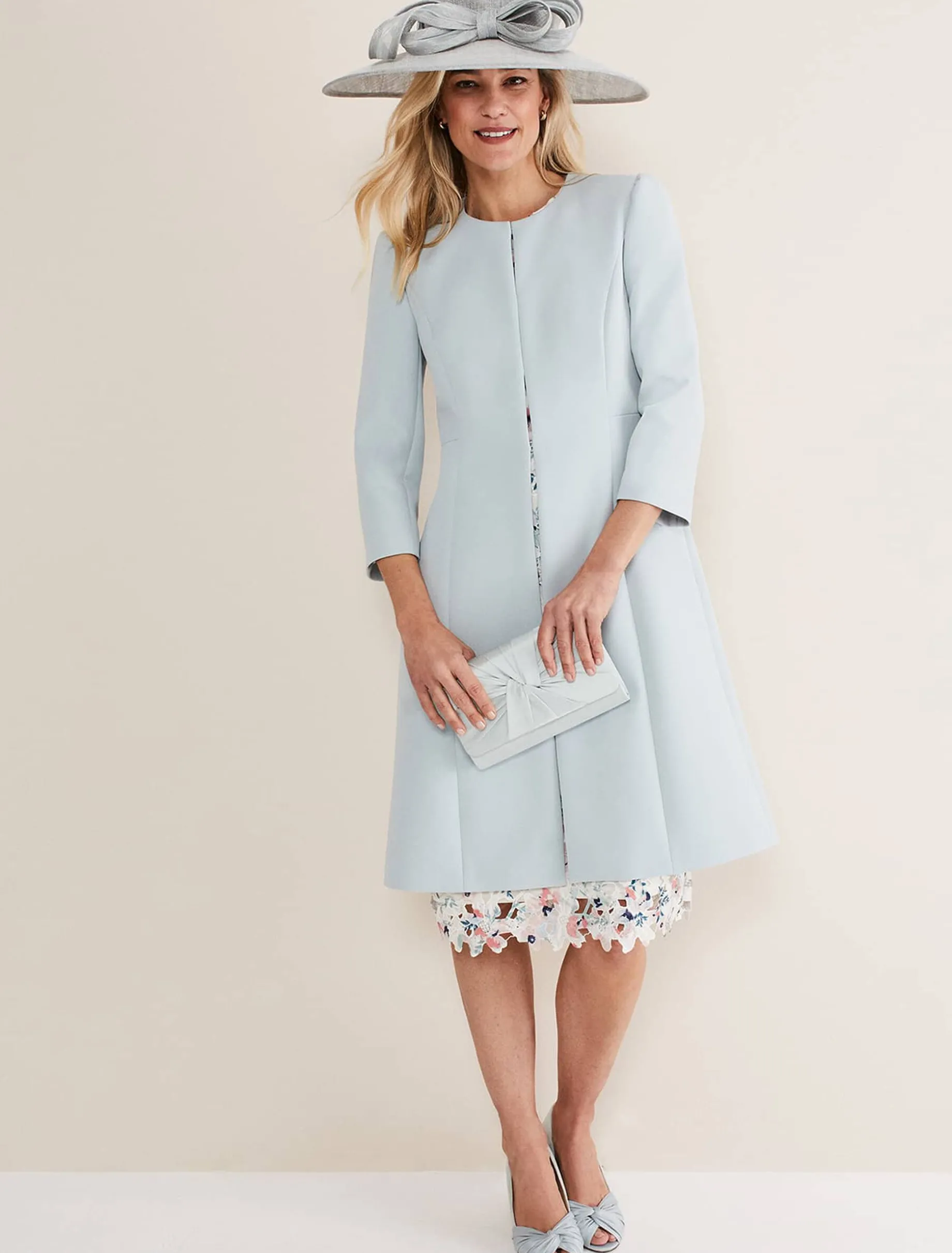 Venita Bow Long Jacket