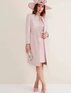 Venita Bow Long Jacket