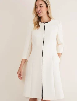 Venita Bow Long Jacket
