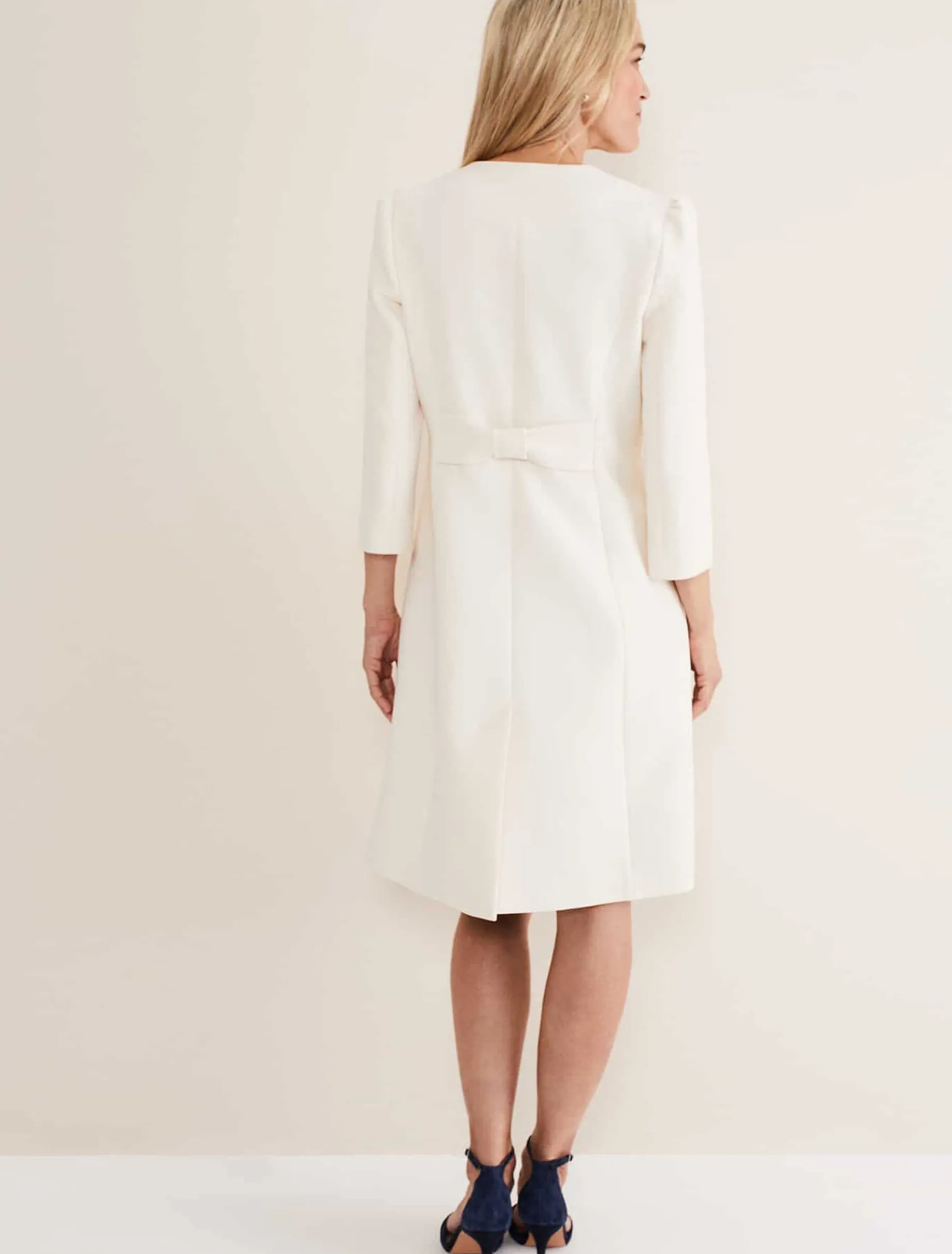 Venita Bow Long Jacket