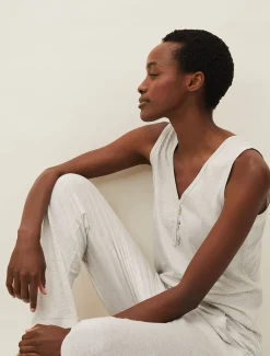 Vest Top And Trouser Pyjama Set