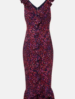 Viola Ditsy Frill Dress