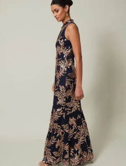 Viviana Sequin Maxi Dress
