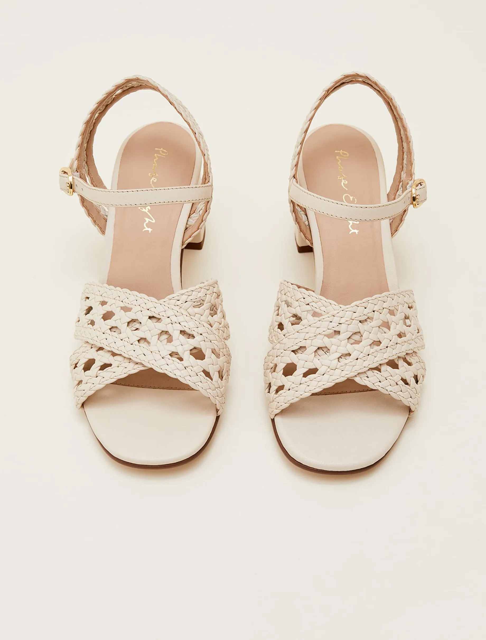 Weave Heeled Sandal