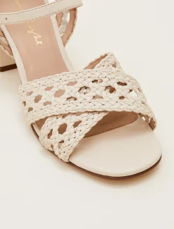 Weave Heeled Sandal