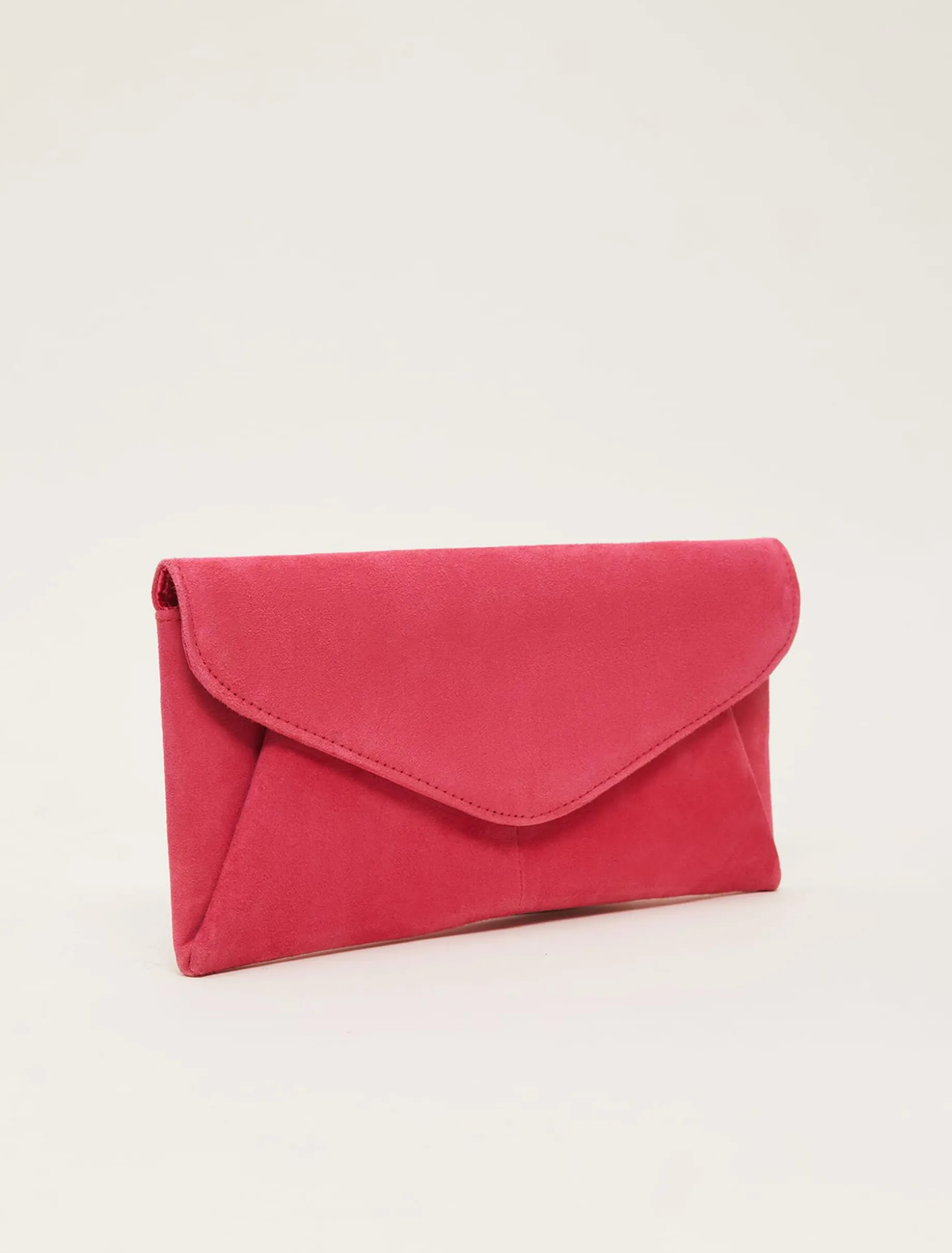 Wendie Suede Clutch Bag