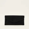 Wendie Suede Envelope Clutch Bag