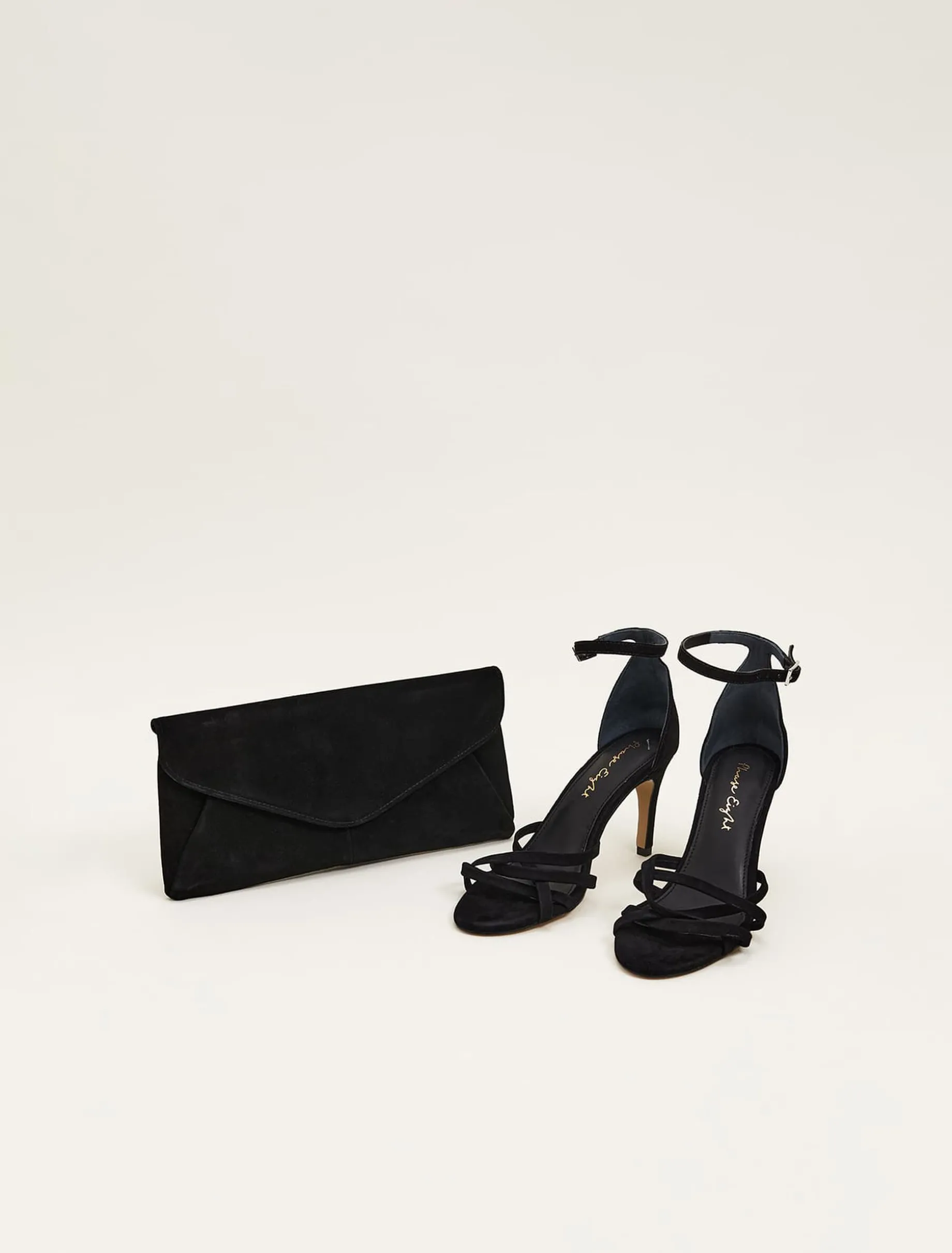 Wendie Suede Envelope Clutch Bag