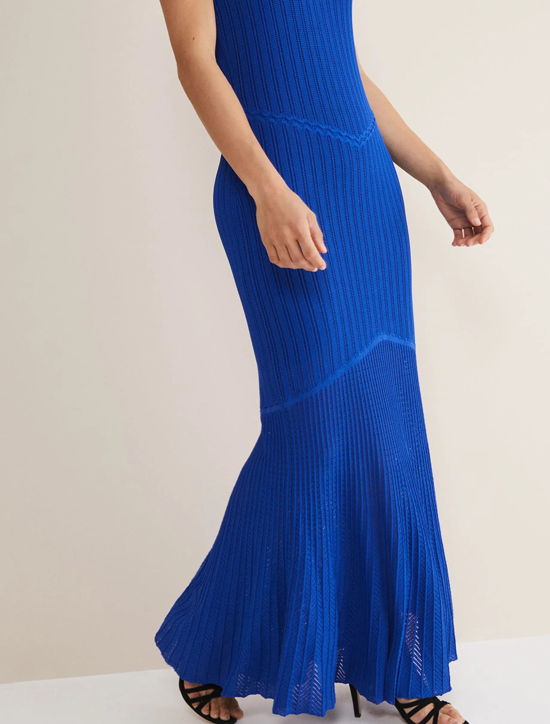 Willow Knitted Maxi Pointelle Dress