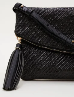 Woven Cross Body Bag