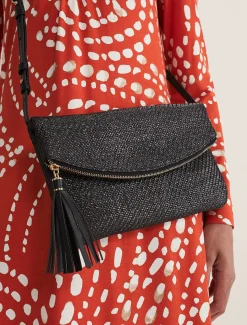 Woven Cross Body Bag