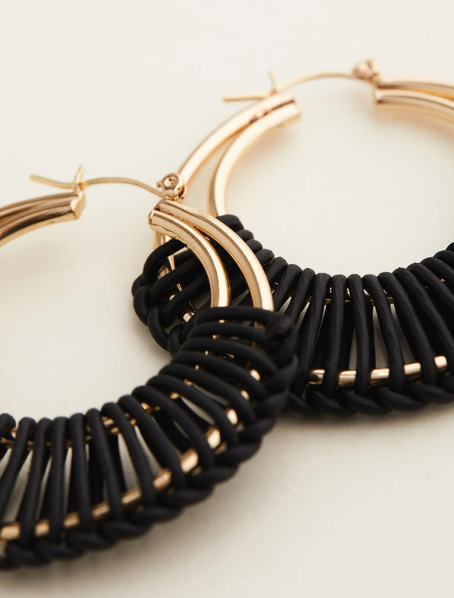 Woven Hoop Earrings