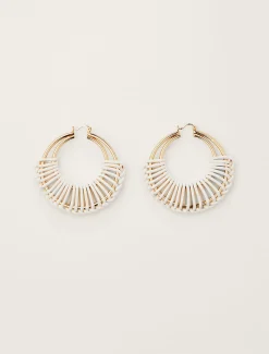 Woven Hoop Earrings